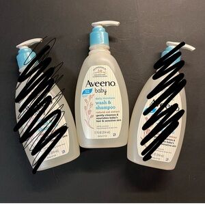 1 aveeno baby wash and shampoo. 12oz bottle with pump.